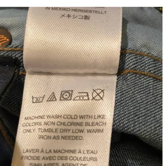 Madewell 10" High-Rise Skinny Haynes Dark Vintage Wash Denim Jeans, Size 25 - Picture 13 of 13